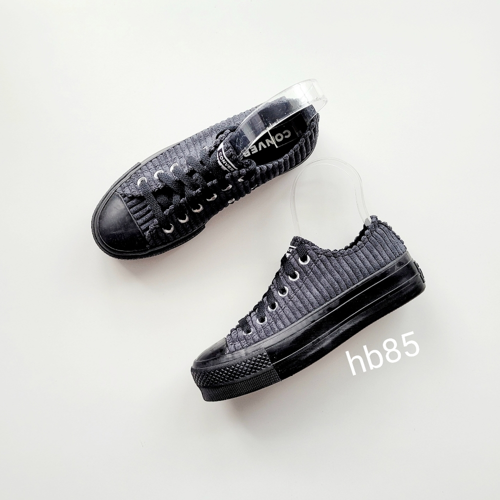Converse CTAS Lift OX Triple Black Women's 5.5